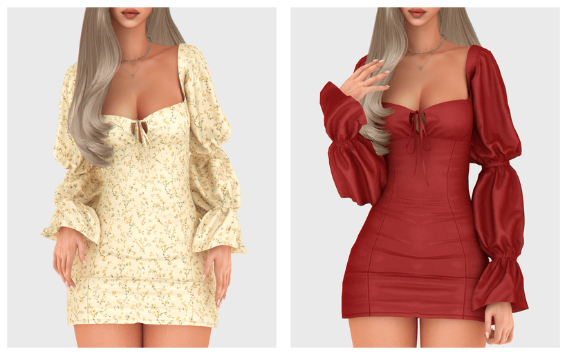 Галерея мода Коллекция платьев Late Bloom Set #1